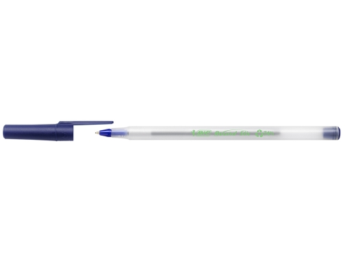 Boligrafo Bic ecolutions round stic azul 8932403, imagen 2 mini