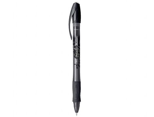 Boligrafo Bic gelocity illusion borrable negro punta de 0,7 mm 943441, imagen 2 mini