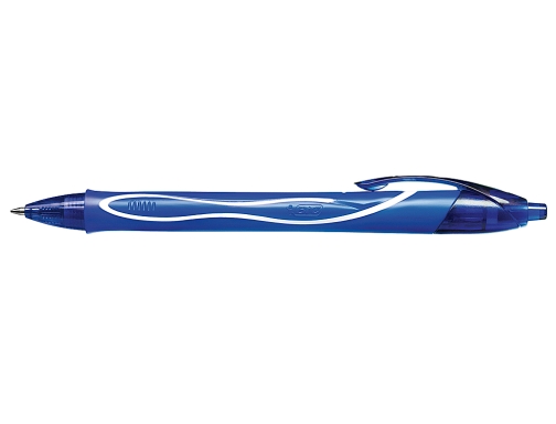 Boligrafo Bic gelocity quick dry retractil tinta gel azul punta de 0,7 950442, imagen 2 mini