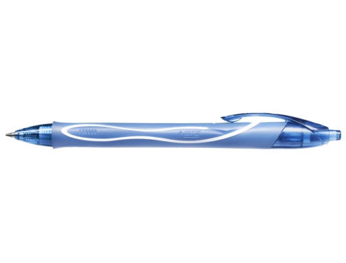 Boligrafo Bic gelocity quick dry retractil tinta gel turquesa punta de 0,7 964776, imagen 2 mini