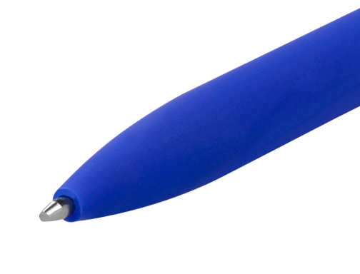 Boligrafo Liderpapel soft touch retractil 1,0 mm tinta azul 68782, imagen 4 mini