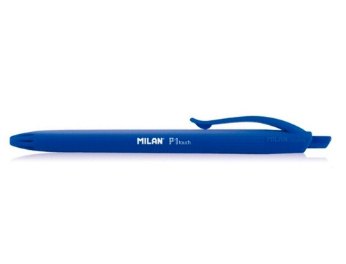 Boligrafo Milan p1 retractil 1 mm touch azul 176510925, imagen 3 mini