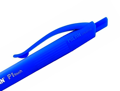 Boligrafo Milan p1 retractil 1 mm touch azul 176510925, imagen 5 mini