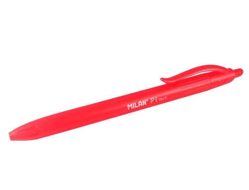 Boligrafo Milan p1 retractil 1 mm touch rojo 176512925, imagen 3 mini