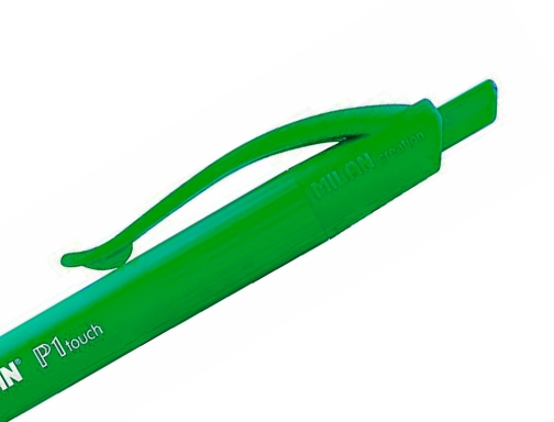 Boligrafo Milan p1 retractil 1 mm touch verde 176513925, imagen 5 mini