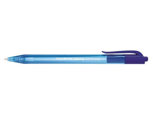 Boligrafo paper mate inkjoy 100 retractil punta media azul Papermate S0957040, imagen 2 mini