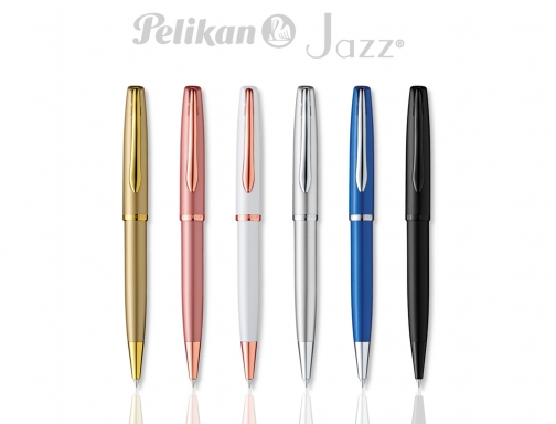 Boligrafo Pelikan jazz noble elegance expositor de 12 unidades colores surtidos 100435983, imagen 4 mini