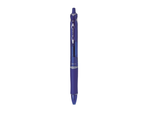 Boligrafo Pilot acroball azul tinta aceite punta de bola de 1,0mm retractil NABA, imagen 2 mini