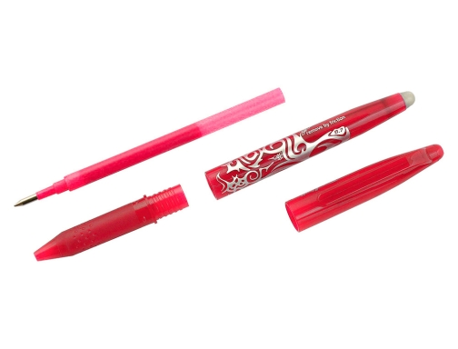 Boligrafo Pilot frixion ball borrable 0,7 mm punta media rojo en blister BFR, imagen 3 mini