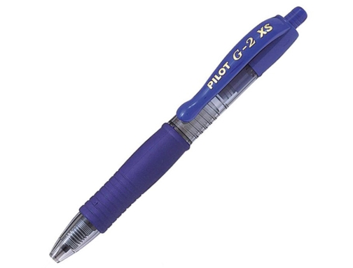 Boligrafo Pilot g-2 pixie azul tinta gel retractil sujecion de caucho NG2PA, imagen 4 mini