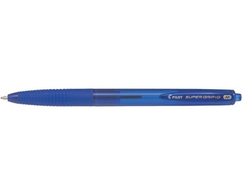 Boligrafo Pilot super grip g azul retractil sujecion de caucho tinta base NSGGA, imagen 2 mini