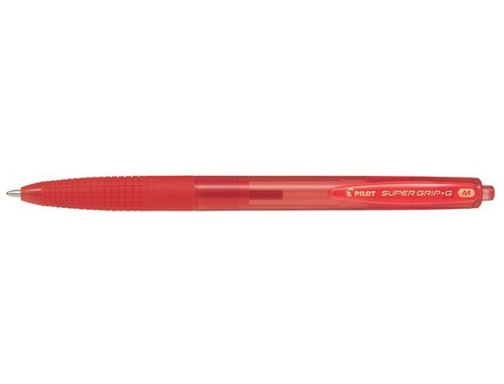 Boligrafo Pilot super grip g rojo retractil sujecion de caucho tinta base NSGGR , verde, imagen 2 mini