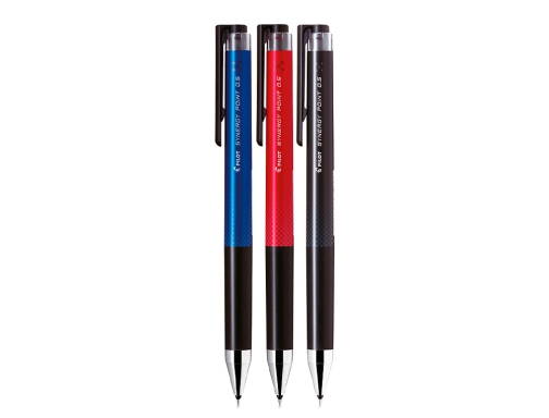 Boligrafo Pilot synergy point retractil sujecion de caucho tinta gel 0,5 mm NSA , azul, imagen 3 mini