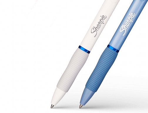 Boligrafo Sharpie fashion retractil tinta gel azul 0,7 mm color azul hielo 2162641, imagen 4 mini