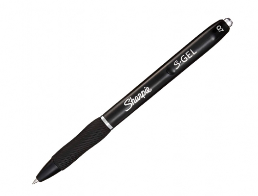 Boligrafo Sharpie retractil tinta gel punta 0,7 mm color negro 2136595, imagen 3 mini