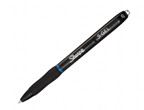 Boligrafo Sharpie retractil tinta gel punta 0,7 mm color azul 2136600, imagen 3 mini