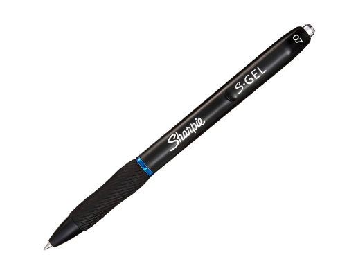 Boligrafo Sharpie retractil tinta gel punta 0,7 mm color azul 2136600, imagen 3 mini