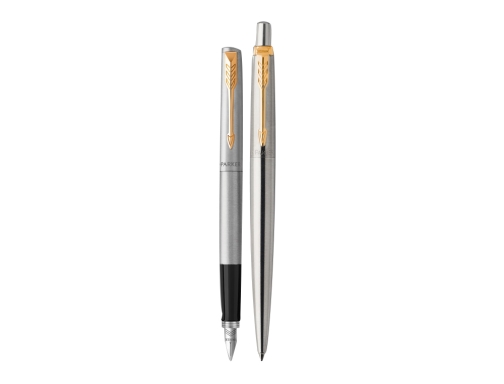 Juego Parker duo jotter acero gt boligrafo + pluma 2093257, imagen 2 mini