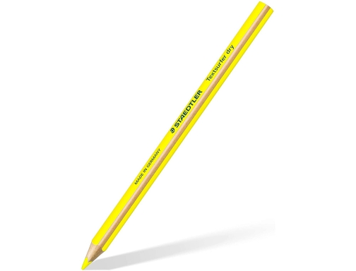 Lapices fluorescente Staedtler triangular top star amarillo caja de 12 unidades 128 64-1, imagen 3 mini