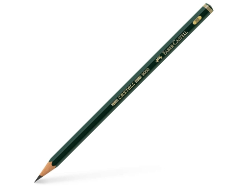 Lapices de grafito faber 9000 2b unidad Faber-Castell 119002, imagen 2 mini