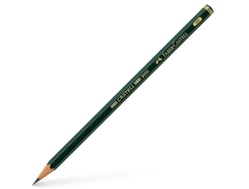 Lapices de grafito faber 9000 3h unidad Faber-Castell 119013, imagen 2 mini