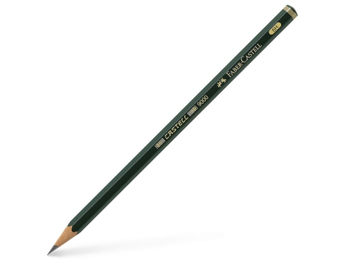 Lapices de grafito faber 9000 6h unidad Faber-Castell 119016, imagen 2 mini