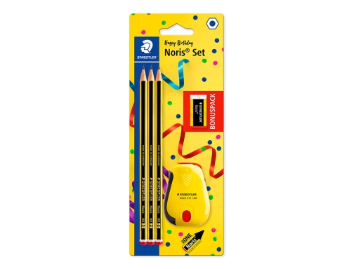 Lapices de grafito Staedtler noris n.2 hb blister promocional 120 anivers de 120 SBK3P2, imagen 2 mini