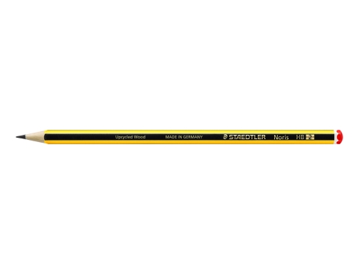 Staedtler Noris 120-2BK10D, Lápices de madera certificada, Color Negro ,10  Unidad (Paquete de 1)