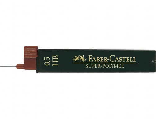 Minas faber grafito 9065 0,5 mm hb estuche de 12 minas Faber-Castell 120500, imagen 5 mini