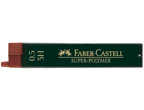 Minas faber grafito 9065 0,5 mm 3h estuche de 12 minas Faber-Castell 120513, imagen 2 mini