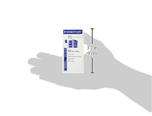 Minas Staedtler grafito 0,5 mm hb polo 257 tubo con 12 minas 25705HB, imagen 4 mini