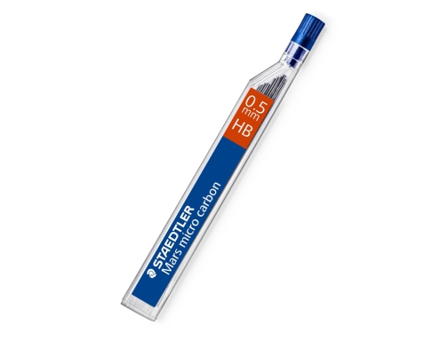 Minas Staedtler mars micro grafito 0,5 mm hb tubo con 12 minas 250 05-HB, imagen 2 mini