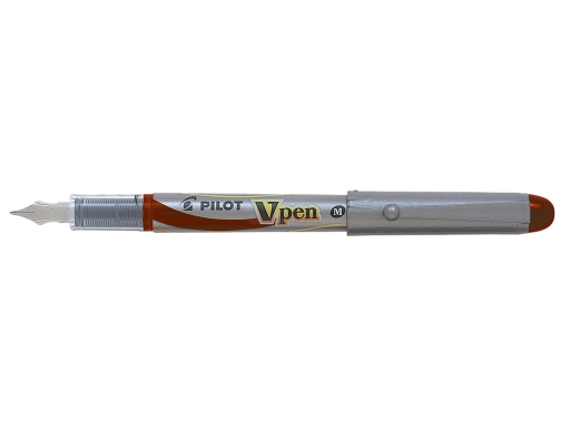 Pluma Pilot v pen silver desechable rojo svp-4wr NVPR, imagen 2 mini