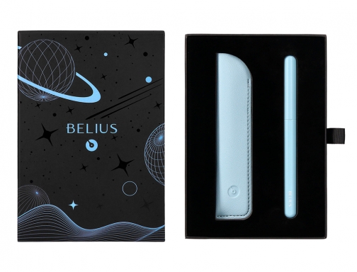 Pluma y funda de similpiel Belius space b color minimalista azul tinta BB282 , celeste, imagen 5 mini