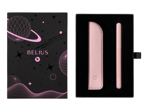 Pluma y funda de similpiel Belius space b color minimalista rosa tinta BB284, imagen 5 mini