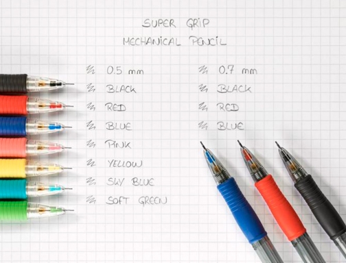 Portaminas Pilot super grip azul 0,5 mm sujecion de caucho N185A, imagen 5 mini