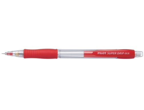 Portaminas Pilot super grip rojo 0,5 mm sujecion de caucho N185R, imagen 2 mini