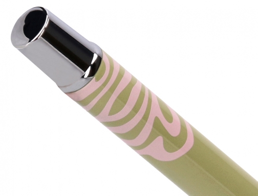 Roller Belius ink dreams aluminio color verde matcha y rosa plateado frase BB300 , verde rosa, imagen 3 mini