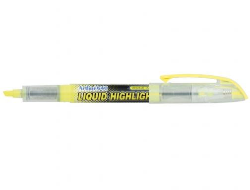 Rotulador Artline fluorescente ek-640 amarillo punta biselada EK-640-AM, imagen 2 mini