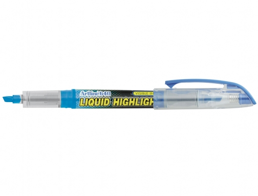 Rotulador Artline fluorescente ek-640 azul punta biselada EK-640-AZ, imagen 2 mini