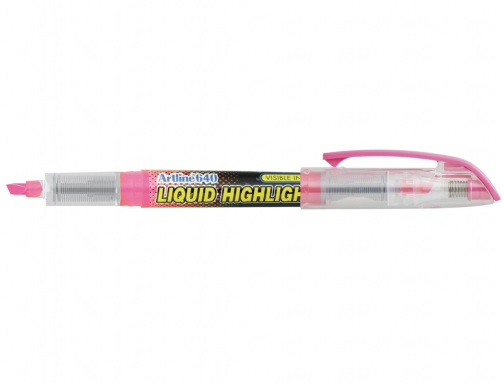 Rotulador Artline fluorescente ek-640 rosa punta biselada EK-640-RO, imagen 2 mini