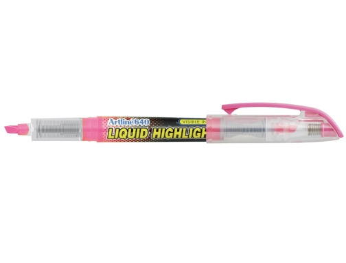 Rotulador Artline fluorescente ek-640 rosa punta biselada EK-640-RO, imagen 2 mini