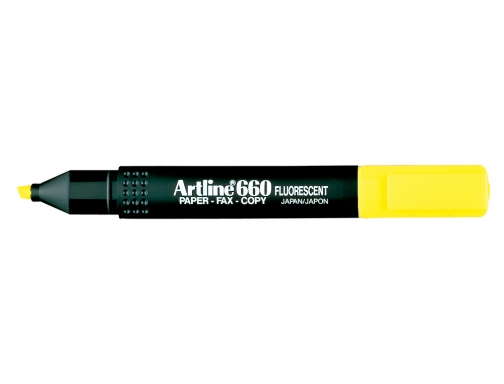 Rotulador Artline fluorescente EK-660 AM arillo punta biselada , amarillo, imagen 2 mini