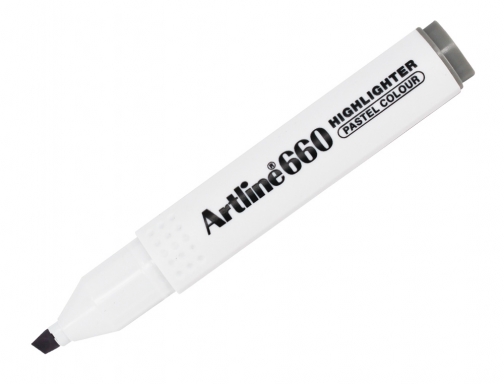 Rotulador Artline fluorescente ek-660 gris pastel punta biselada EK660B GP, imagen 2 mini
