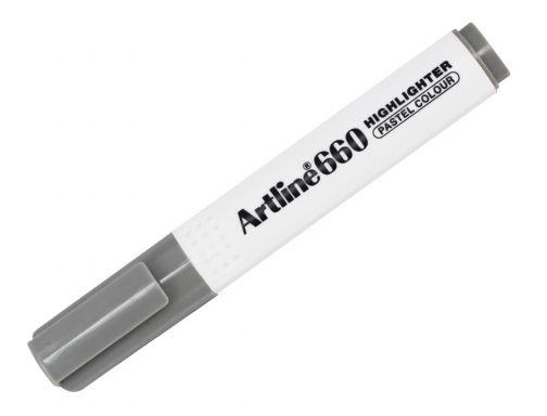 Rotulador Artline fluorescente ek-660 gris pastel punta biselada EK660B GP, imagen 3 mini