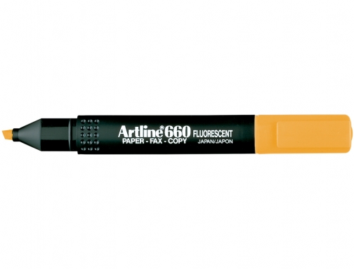 Rotulador Artline fluorescente EK-660 NA ranja punta biselada , naranja, imagen 2 mini