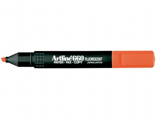 Rotulador Artline fluorescente EK-660 R ojo punta biselada, imagen 2 mini