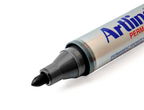 Rotulador Artline marcador permanente 107 negro punta redonda EK-107, imagen 4 mini