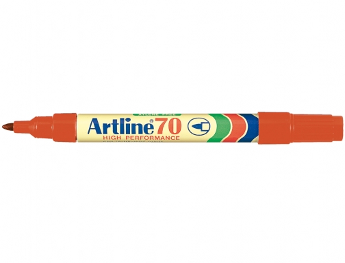 Rotulador Artline marcador permanente EK-70 R ojo punta redonda 1.5 mm papel , rojo, imagen 2 mini