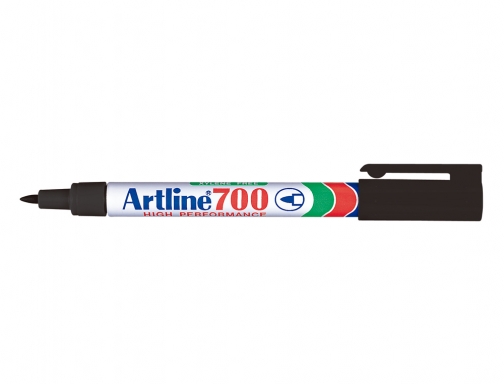Rotulador Artline marcador permanente EK-700 N egro punta redonda 0.7 mm papel , negro, imagen 2 mini